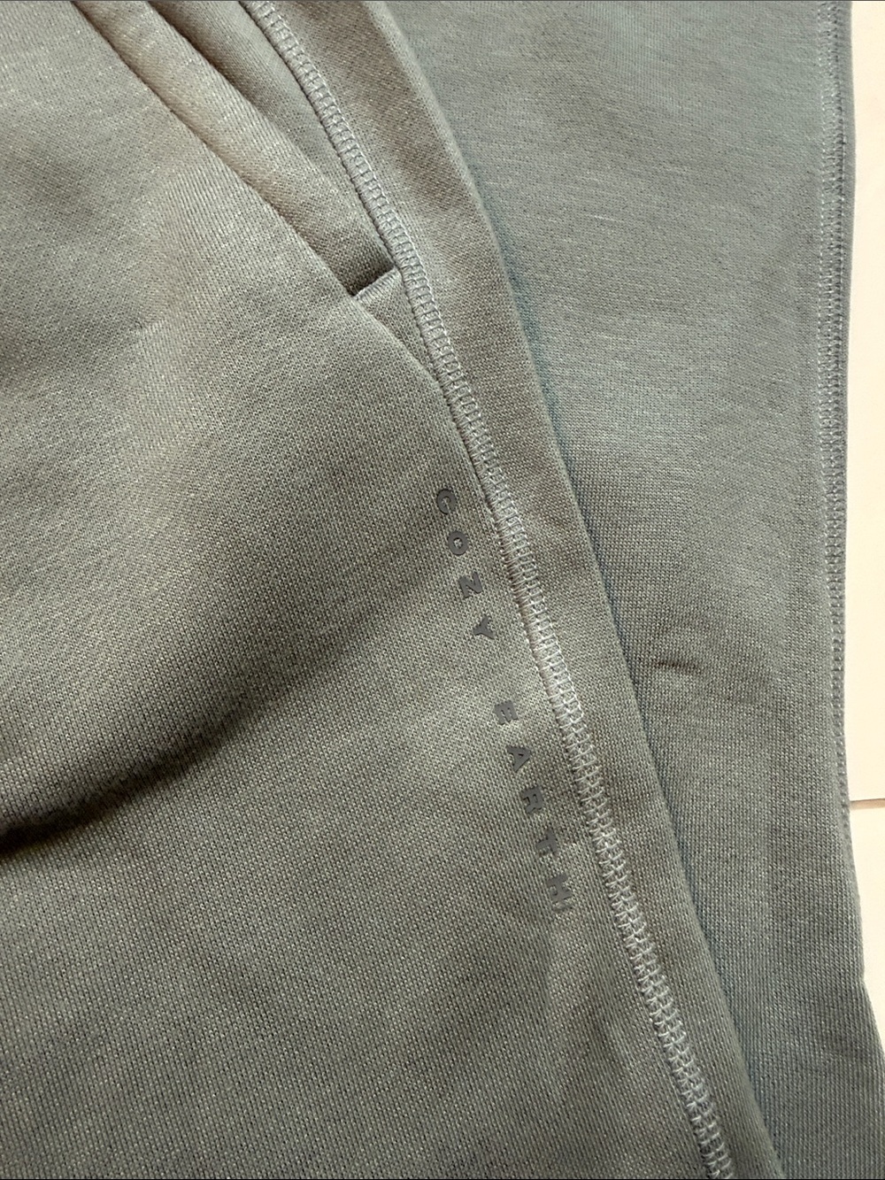 Cozy earth women’s city scape Wide Leg Sweatpants Smokey blue - Picture 4 of 4